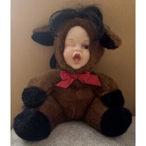 Buackaroo Horse Babes In The Wild Series Showstoppers Doll Porcelain Vintage